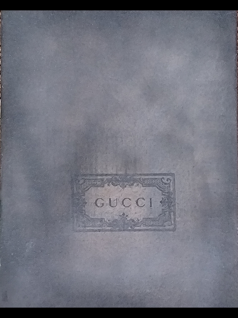 Gucci Upcycled Art Wall Decor – Handmade Luxury Fashion Piece on Metal Frame